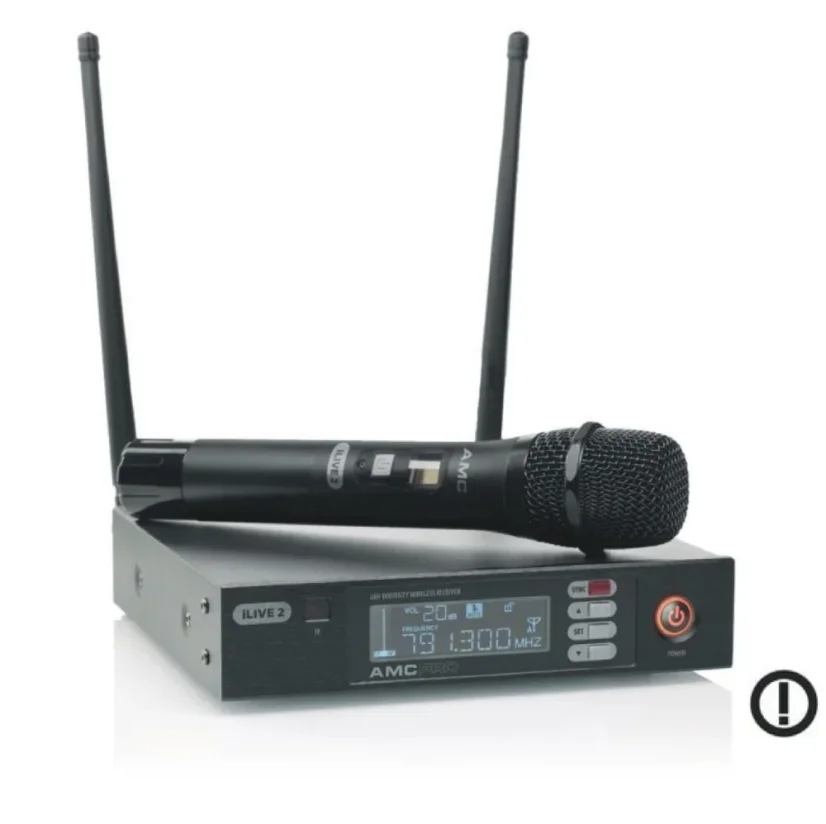 AMC iLive2 Handheld - ručný bezdrôtový mikrofón s príjmačom