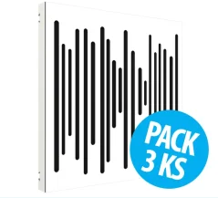 Vicoustic VicPattern Ultra Wavewood Matte White, pack 3 ks