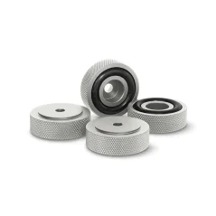 Dynavox sada štyroch hliníkových nožičiek silver